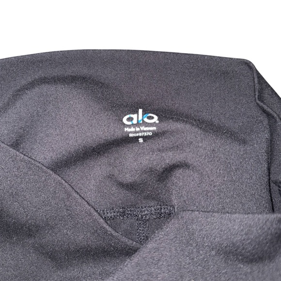 Alo Yoga High Rise Black Tan & White Elevate Athletic Leggings Women’s Size Sm - Picture 6 of 10